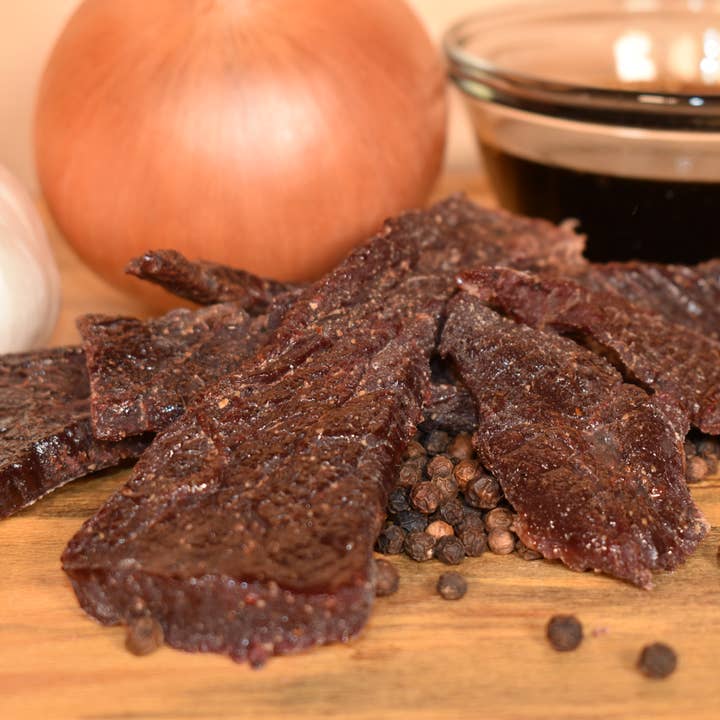 Field's Grassfed Beef - Wholesale Jerky - Peppered 100% Grassfed Beef Jerky (Case: 12 3oz Packages)2