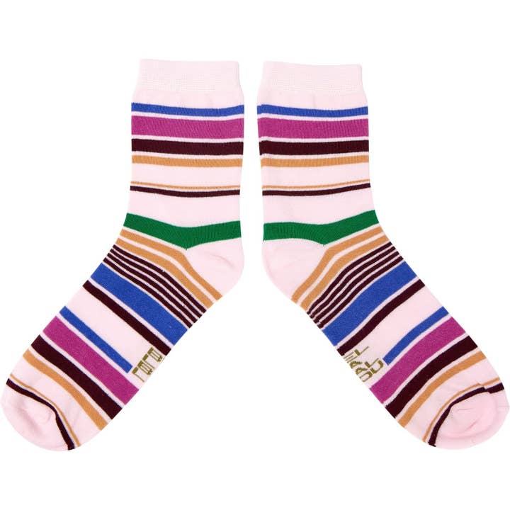 Grafiske Striber Strømper for engroshandel hos Bella Ballou