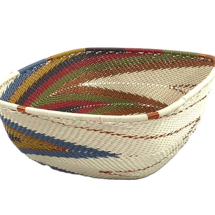 Bridge for Africa - Wholesale Decorative Plate/Dish/Bowl - TW Collection - White Desert5