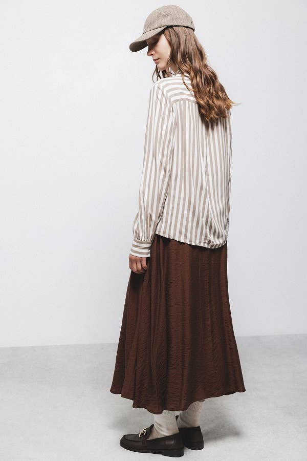 Lanidor - Wholesale Skirt - Women's - Plain Skirt (400538-19)2