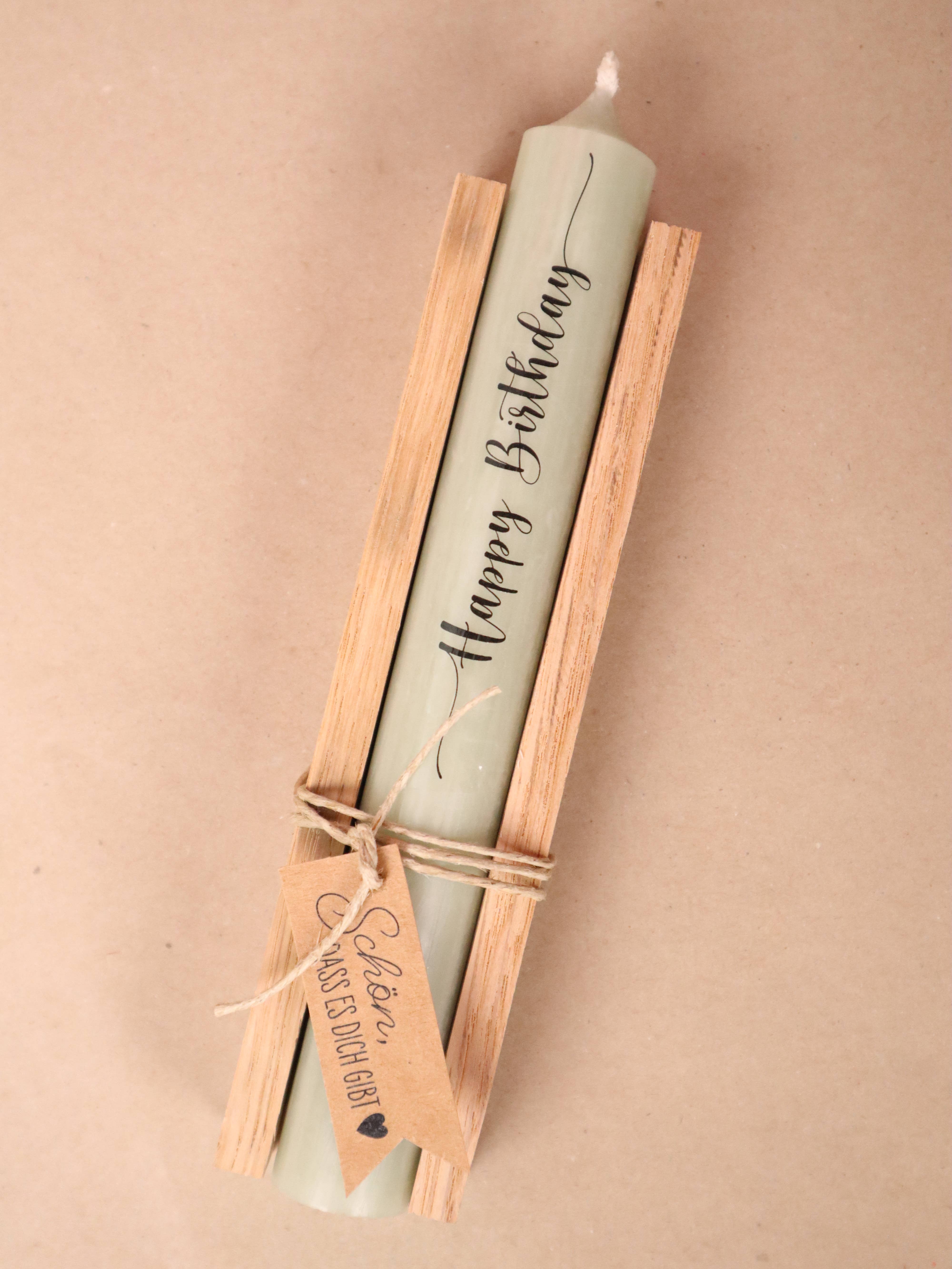 isaMi – Vela/castiçal cónico por atacado – Vela “Happy Birthday” - presente best seller para aniversário3