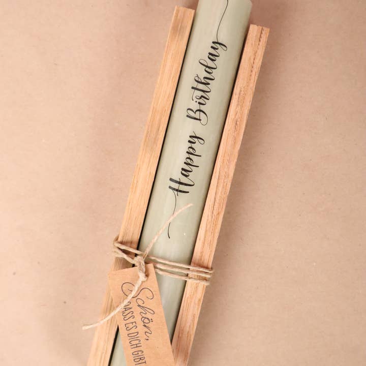 isaMi - Vente Bougies/bougeoirs coniques - Bougie « Happy Birthday » - cadeau le plus vendu | anniversaire3