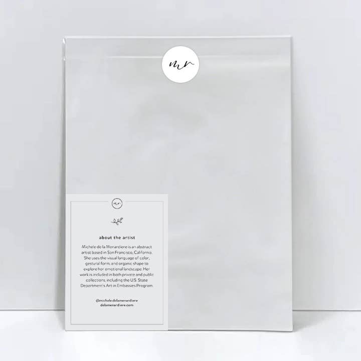 Michele Renee Atelier - Wholesale Art Print - Soft Layered Abstract Print – "Happenstance"6