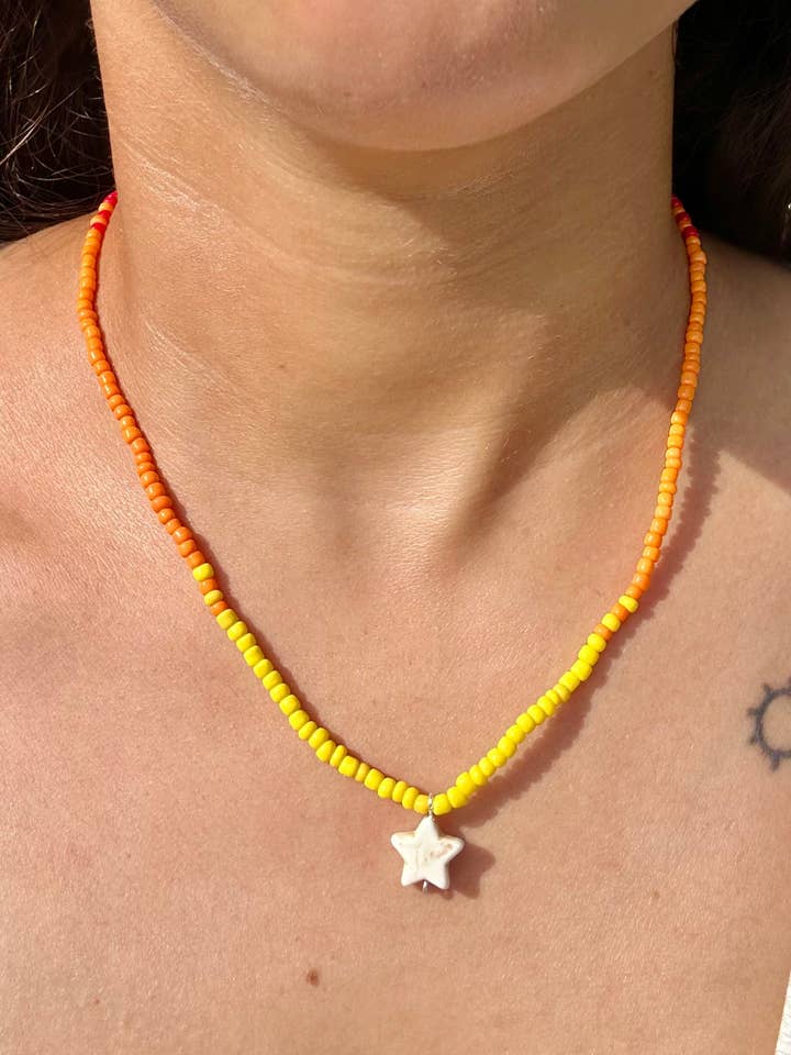 Collar Estrella de Mar al Atardecer para venta al por mayor de Ka_Creative_Art