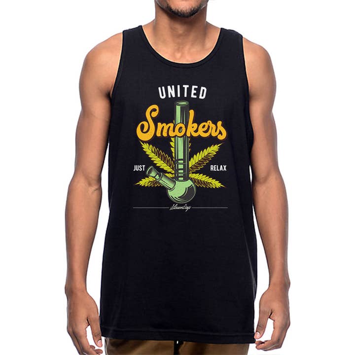 Tanque United Smokers por atacado de StonerDays Apparel
