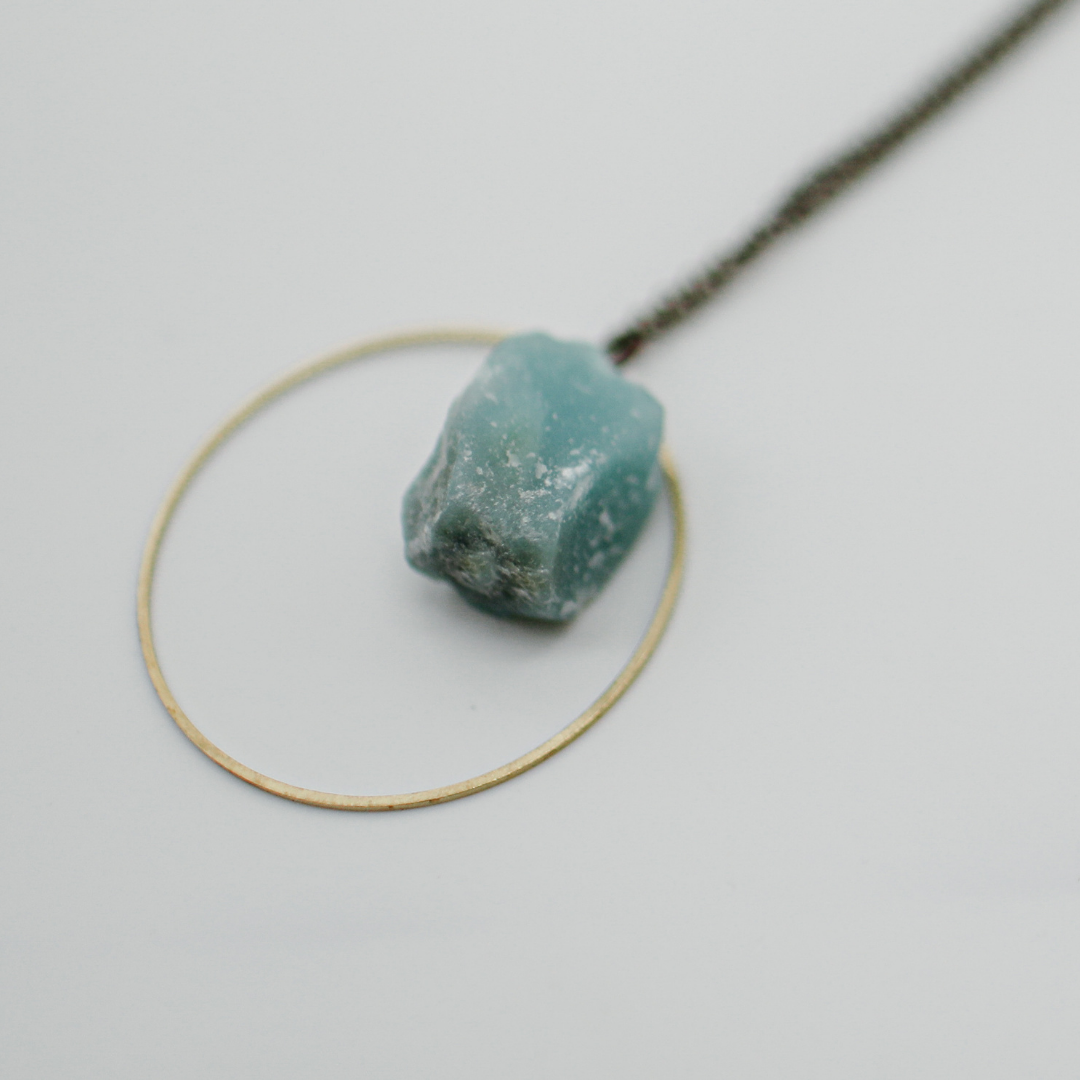 Seeds - Wholesale Pendant/Charm Necklace - Medina Seeds Pack | Rough Cut Semi-Precious Stones Brass11