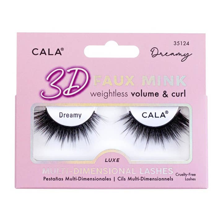 CALA 35124 Dreamy 3D Faux Mink Eyelash - 12pc and other Purchase Wholesale faux mink eyelash. Free Returns & Net 60 Terms on Faire trending on Faire.
