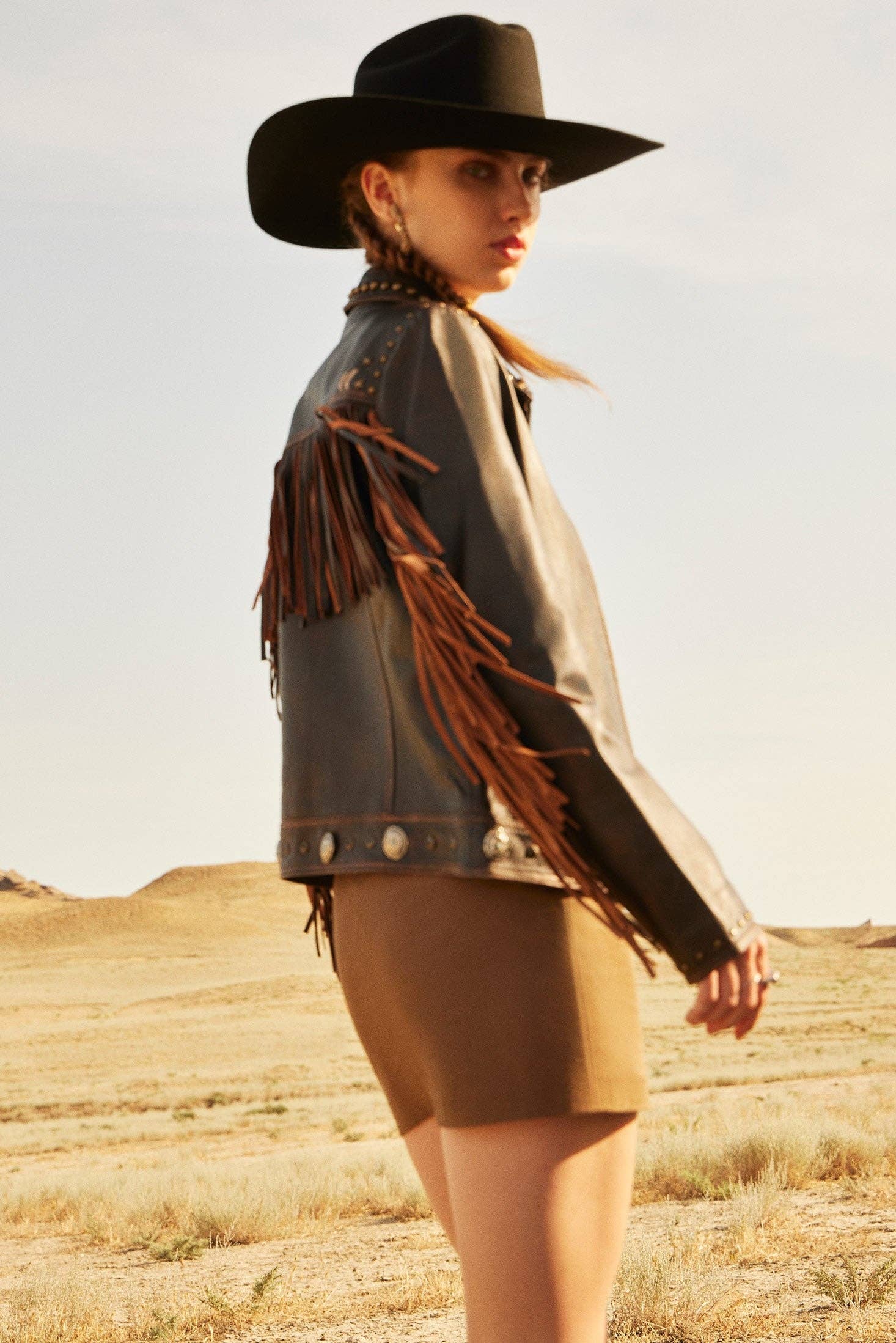 MYRA - EU - Wholesale Leather Jacket - Women's - Harlow Fringed Leather Jacket6