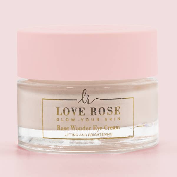 Crema contorno occhi Rose Wonder per la vendita all'ingrosso da parte di Love Rose Cosmetics
