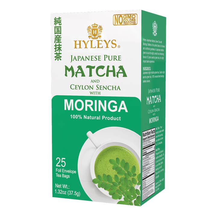 Mekor LLC - Wholesale Health/Detox Tea - 25 CT Japanese Pure Matcha Tea with Ceylon Sencha and Moringa