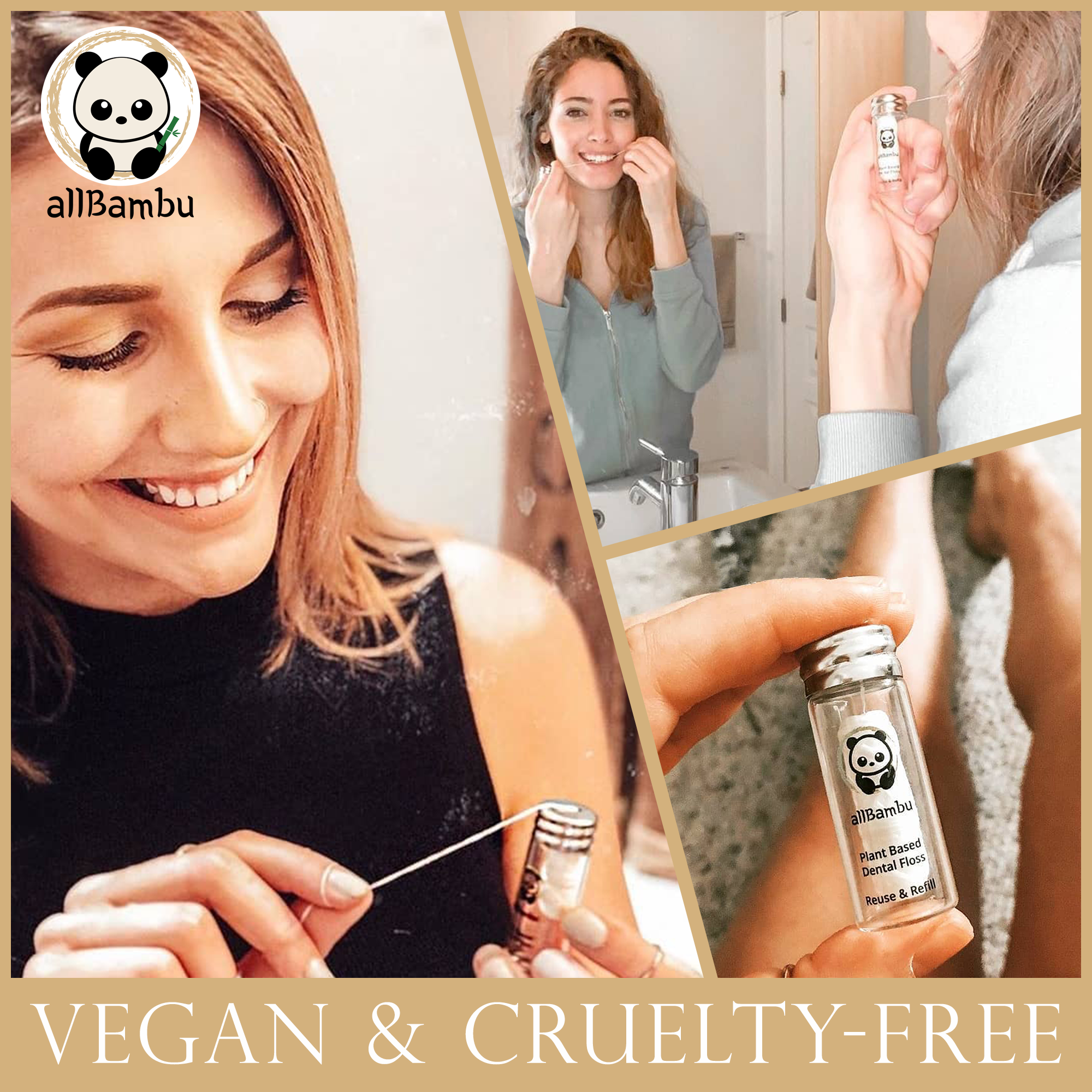 allBambu Inc - Venta al por mayor Hilo dental - Eco Dental Silo Dental - Menta6