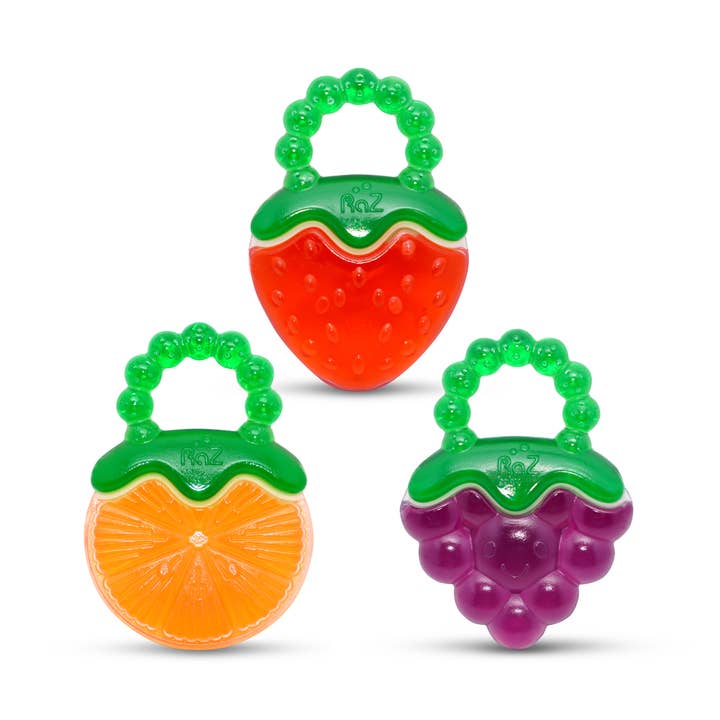 Fruit Koolers Water Filled Teethers 3PK for wholesale by RaZbaby