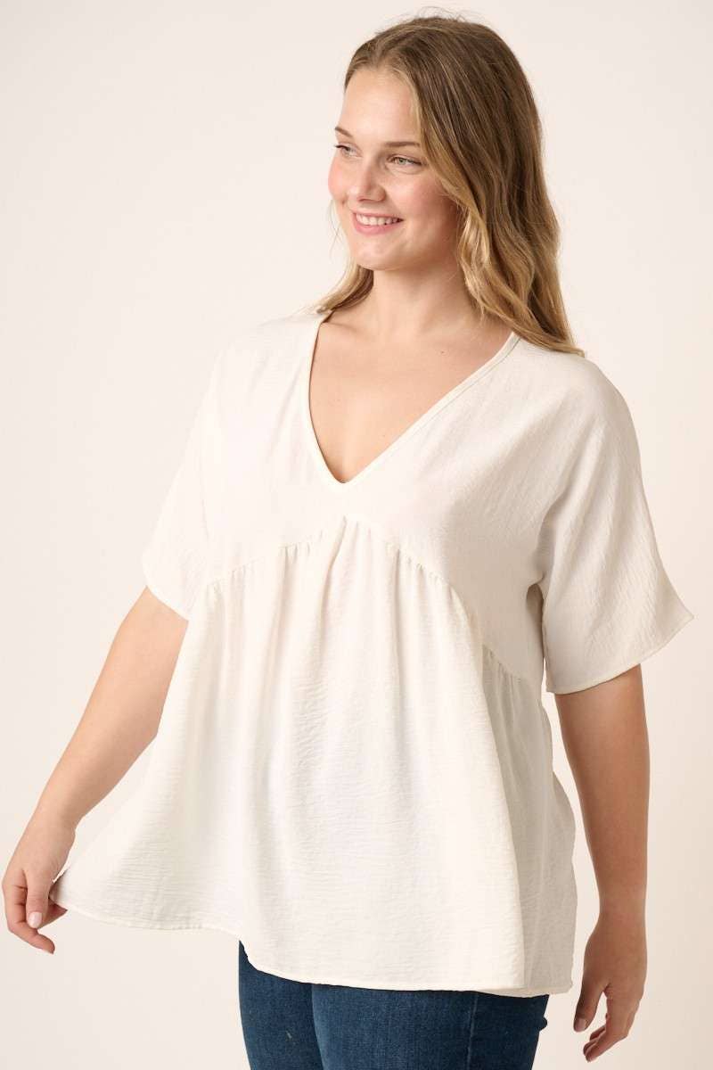 mittoshop - Wholesale Tunic - Women's - CT9073PL-PLUS AIRFLOW DOLMAN BABYDOLL BLOUSE12