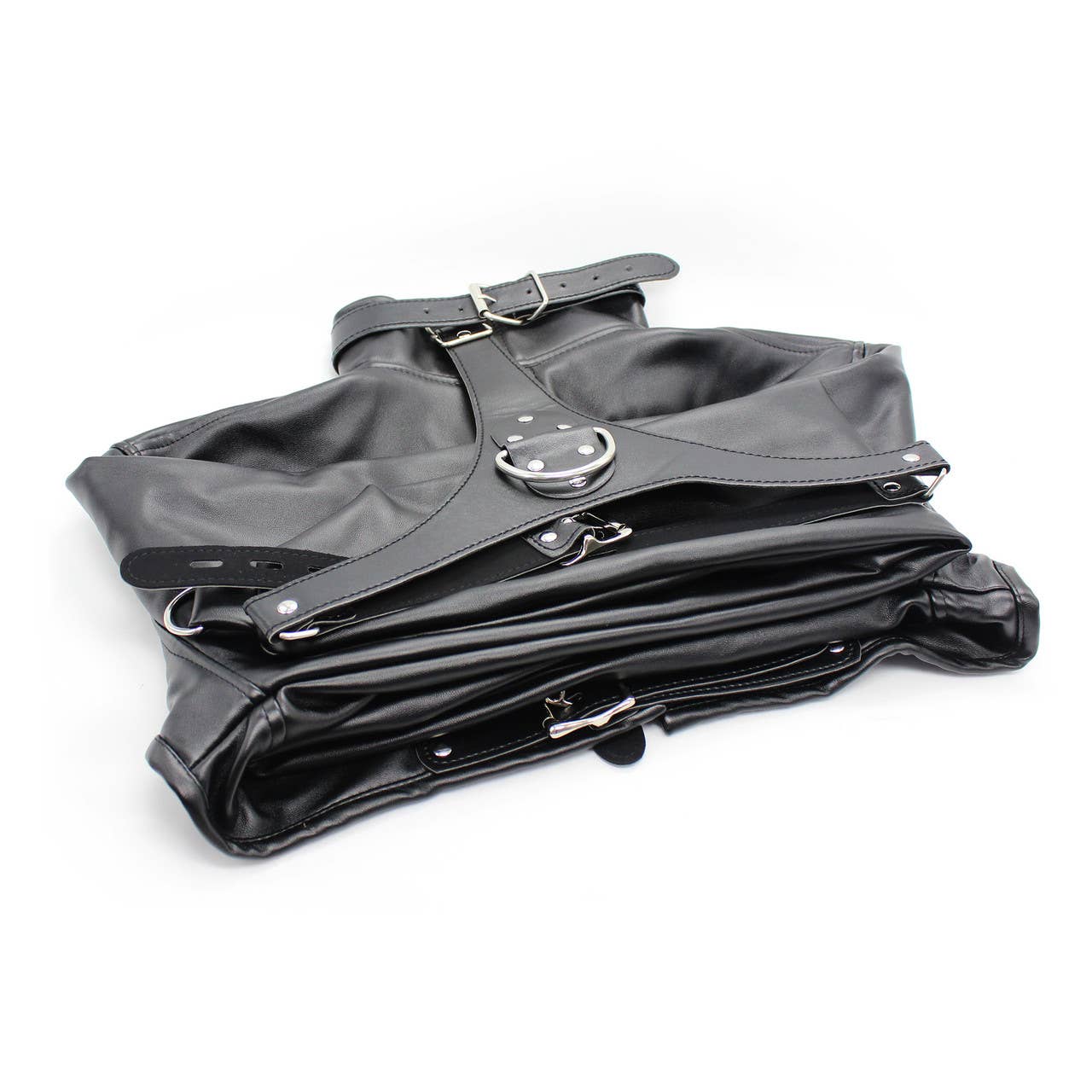 Plesur Body Products - Wholesale Sex Toy - Bondage Bolero Jacket - PVC Vegan Leather7