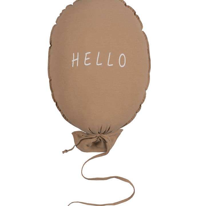 Malomi Kids - Vendita all'ingrosso Cuscini decorativi - CUSCINO PALLONCINO CAMMELLO HELLO ECRU