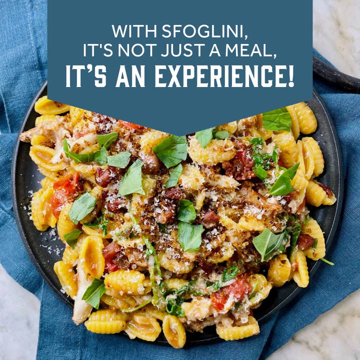 Sfoglini - Wholesale Pasta - Saffron Malloreddus, Organic Specialty Pasta