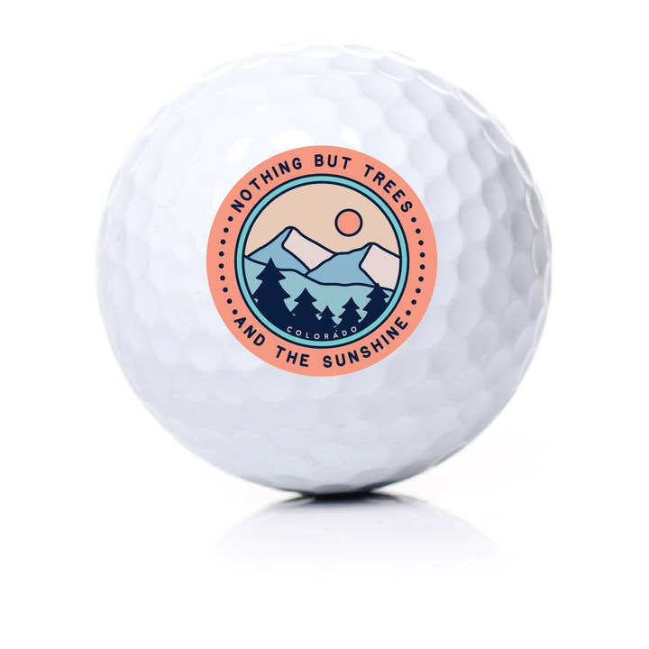 Bola de golf Nothing But the Trees & Sunshine Novelty para venta al por mayor de Snow Business USA