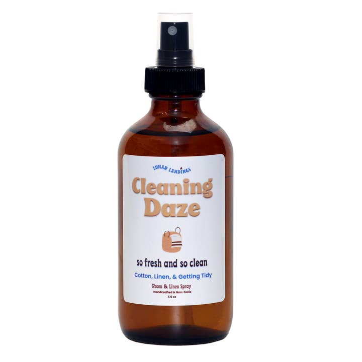 Lunar Landings - Vente Vaporisateurs d'ambiance et de linge - Spray pour la chambre et le linge de maison Fresh Linen, Cleaning Daze