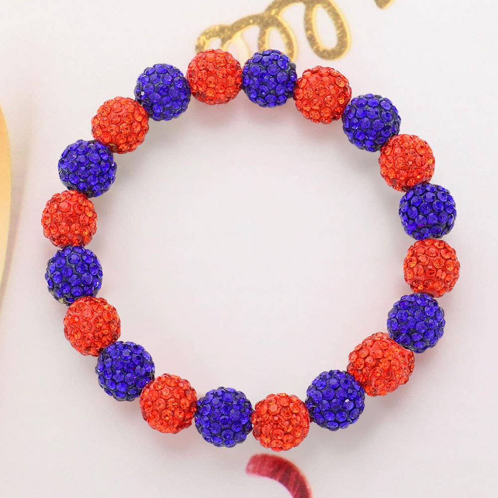 Sensibling Corp. – wholesale Beaded bracelet – Shamballa Ball Beaded Stretch Bracelet2
