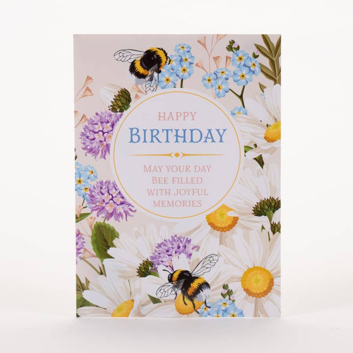 Bentley Seed Co. - Wholesale Birthday Card - Happy Birthday - Bee - Forget Me Not Seed Packets7