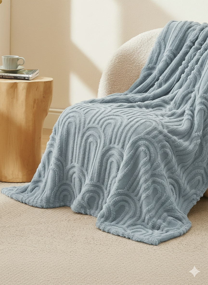 FLUFFERY - Wholesale Throw Blanket - Cozy Home Taffeta Fleece Blanket 130x150cm Single Layer 10