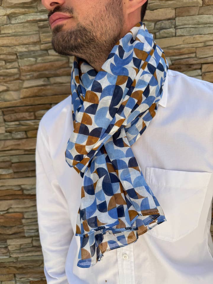 Cheche scarf Pareo 100% natural cotton - unisex for wholesale by Maison Unik Accessoires