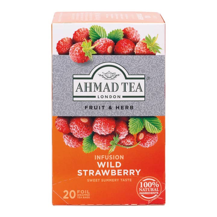 Wild Strawberry Infusion - 20 Teabags for wholesale by Ahmad Tea
