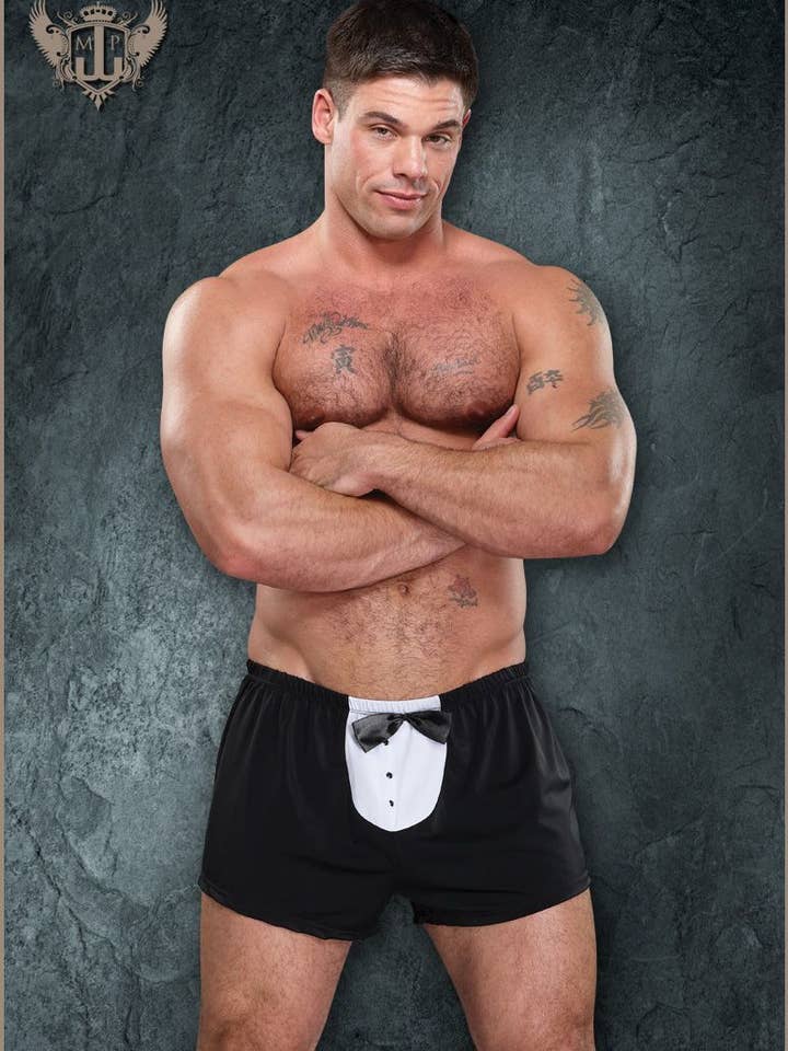 Lingerie Mart - Vendita all'ingrosso Intimo - Uomo - Boxer da smoking Power Novelty da uomo MPPAK7140