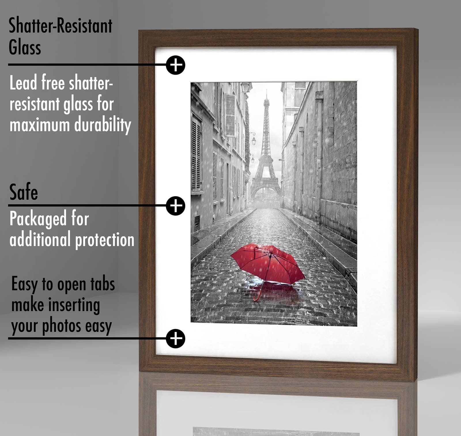 Americanflat - Wholesale Picture Frame - Americanflat Picture Frame with Mat Standard Molding107