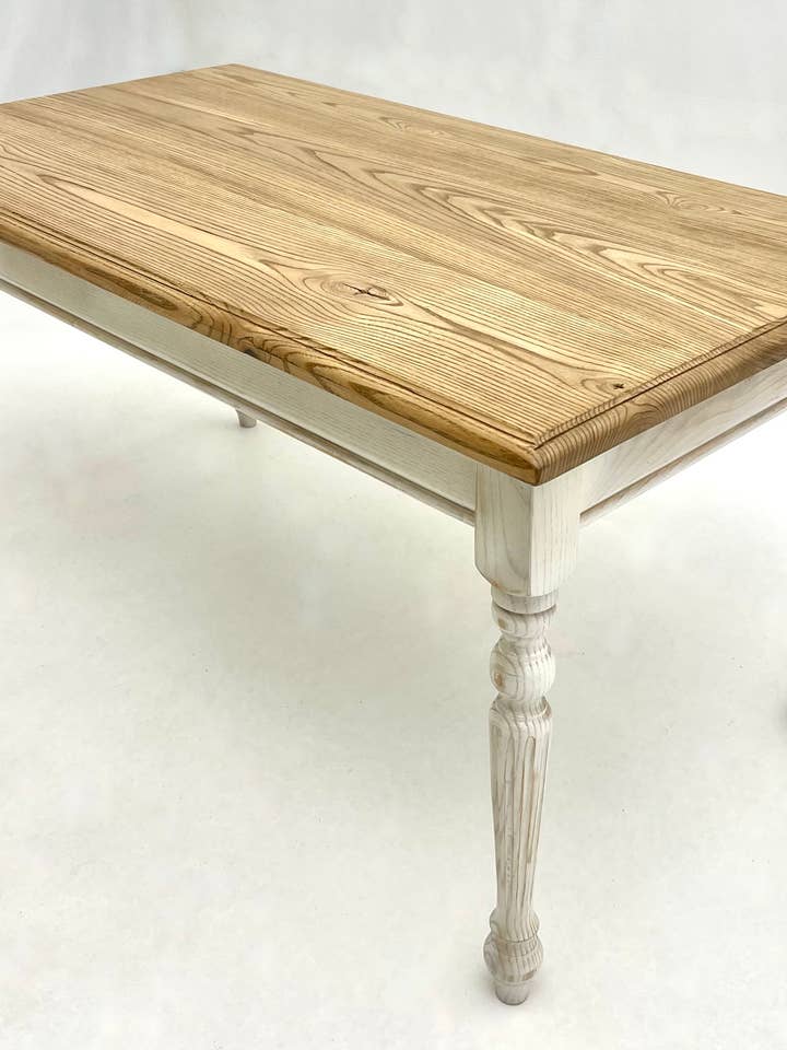 French cottage coffee table,French farmhouse,Harvest table for wholesale by Oak & Post Furniture