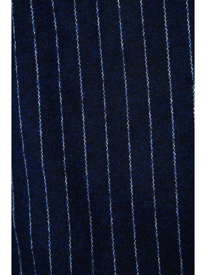 Navy Blue STRIPED 3-PIECE SUIT for wholesale on Faire