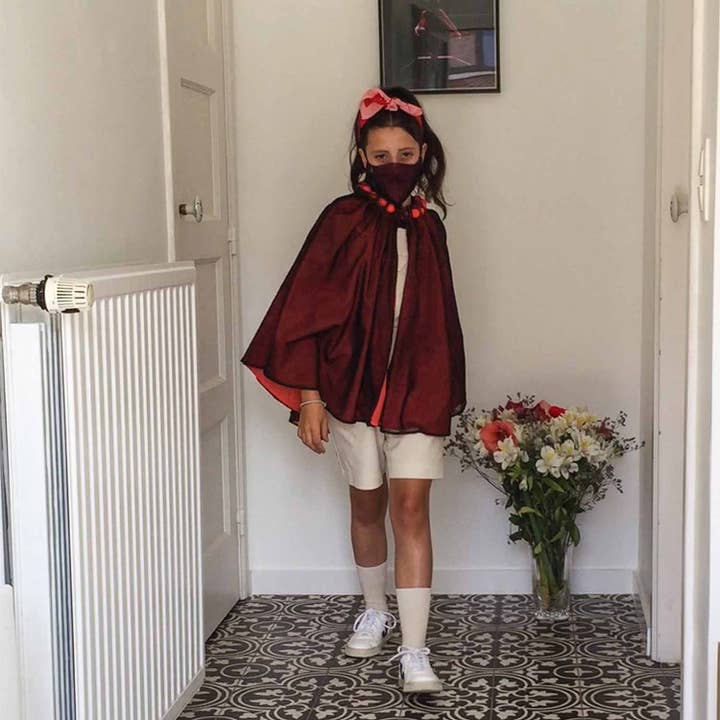 Infantium Victoria - Wholesale Cape - Kids - Girls Cape with Cotton Beads and Tulle2