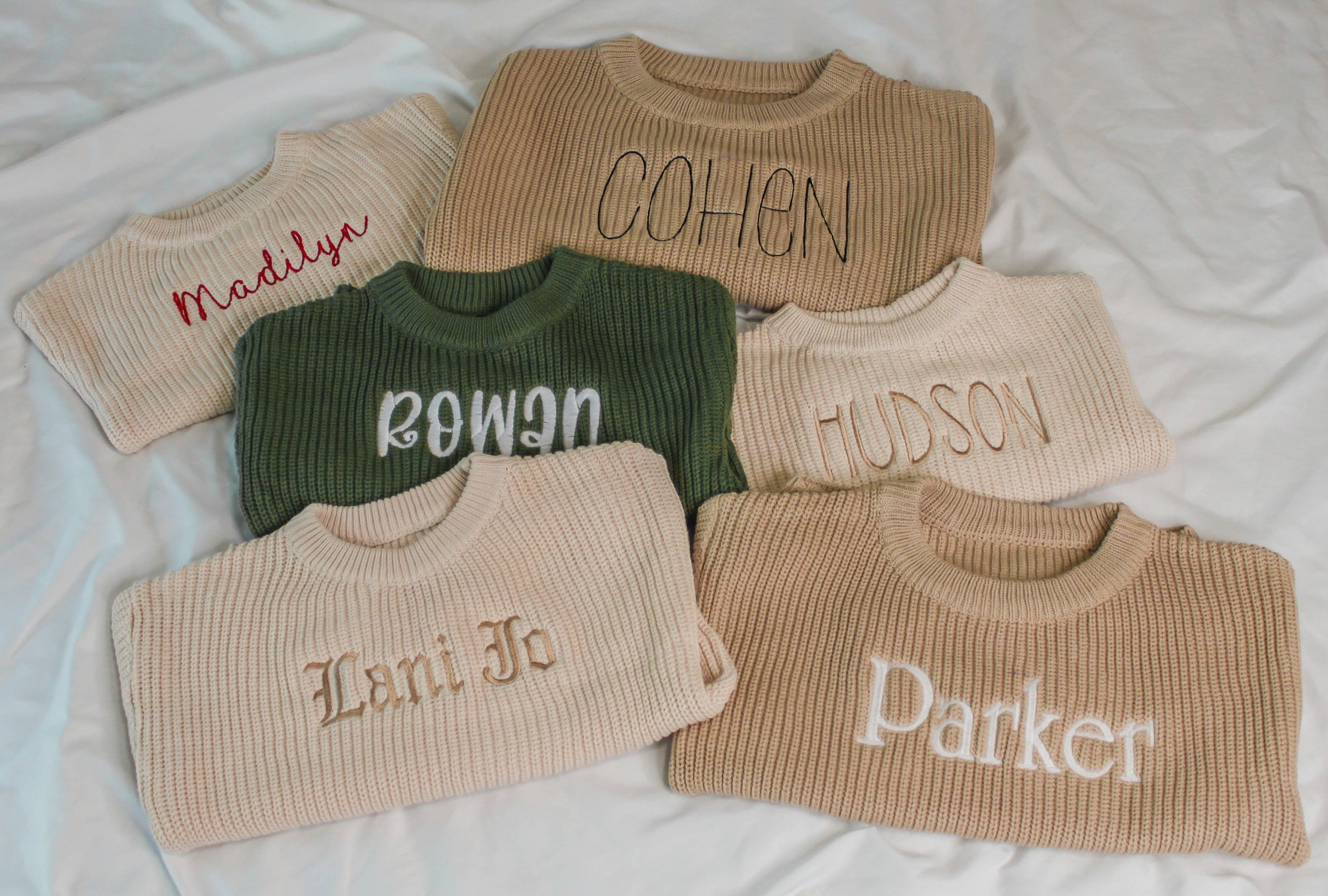 Rebellious Rose – Engroshandel Sweater - Børn – Engros broderede strikkede trøjer0