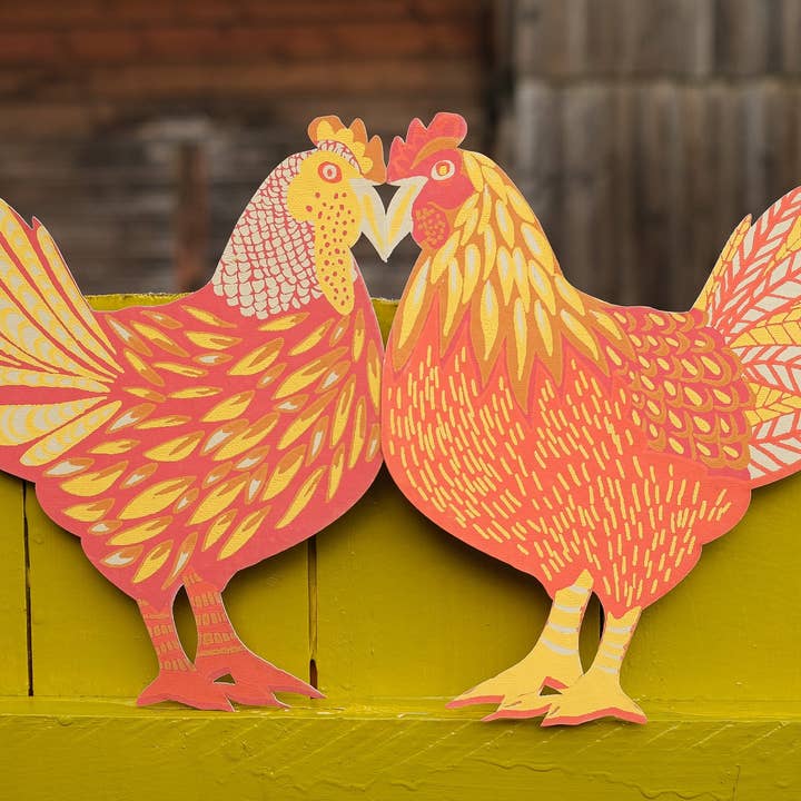 East End Press - Venta al por mayor Banderines/guirnaldas - Guirnalda de concertina con pollos7