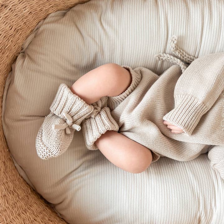 Little Mae and Co - Wholesale Lounger Cover - Baby - Oat Ribbed Baby Lounger Cover13