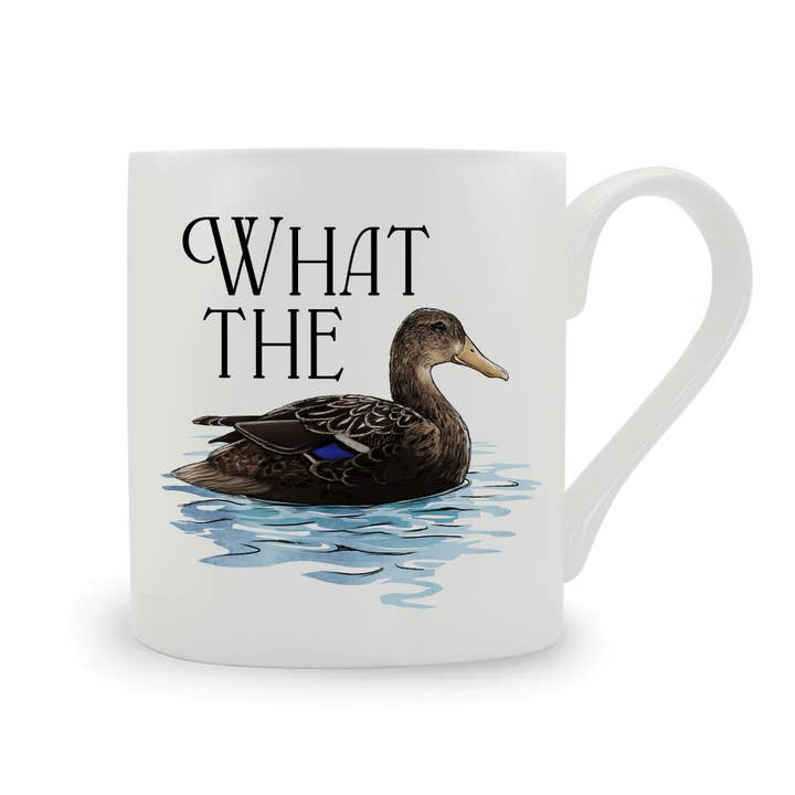 Wild Giggles What The Duck Bone China mok voor wholesale door Stubbs Mugs