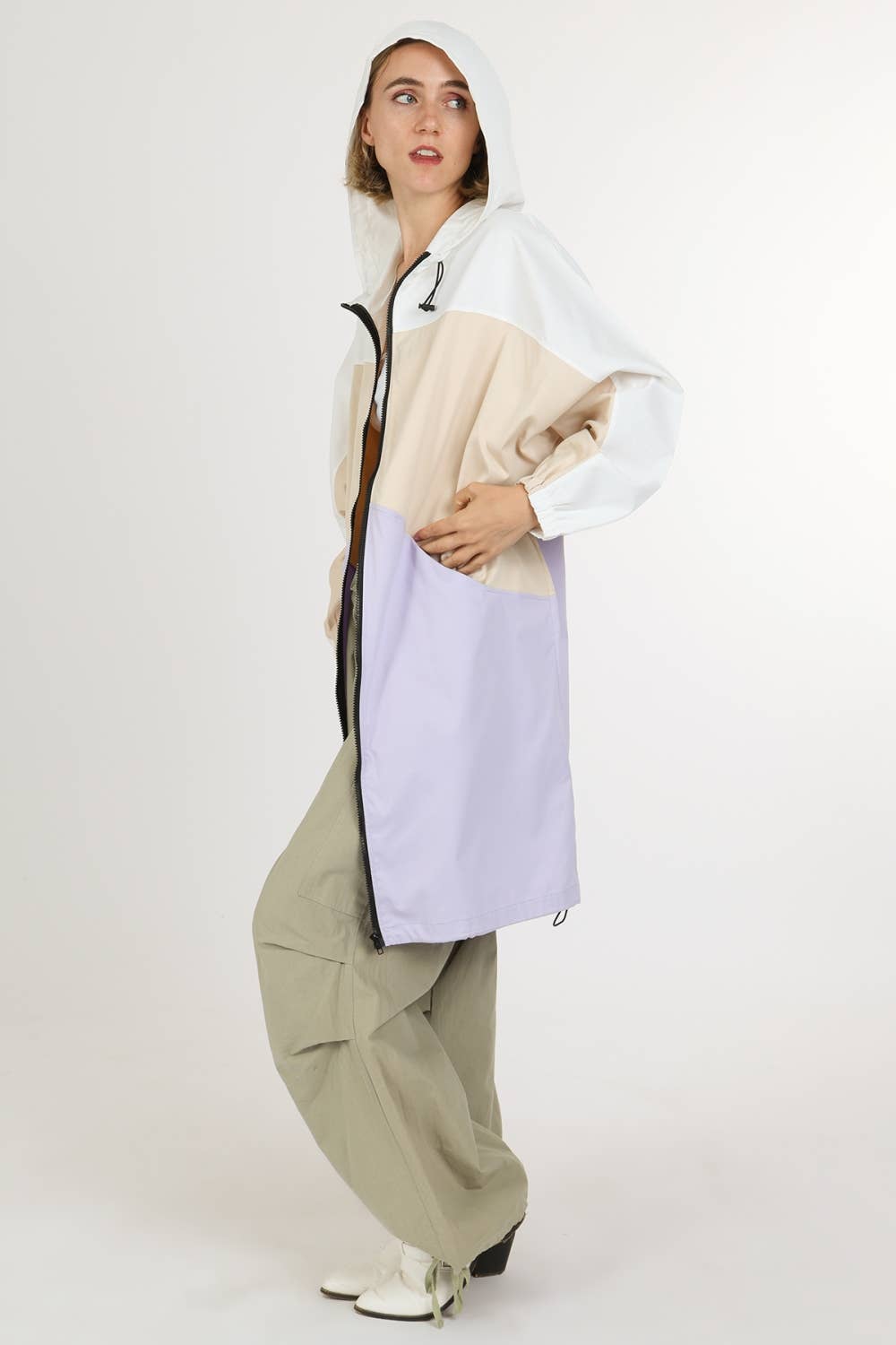 Beulah Style - Venta al por mayor Pantalones - Mujer - Pantalones Cargo Holgados de Tiro Alto MC70528