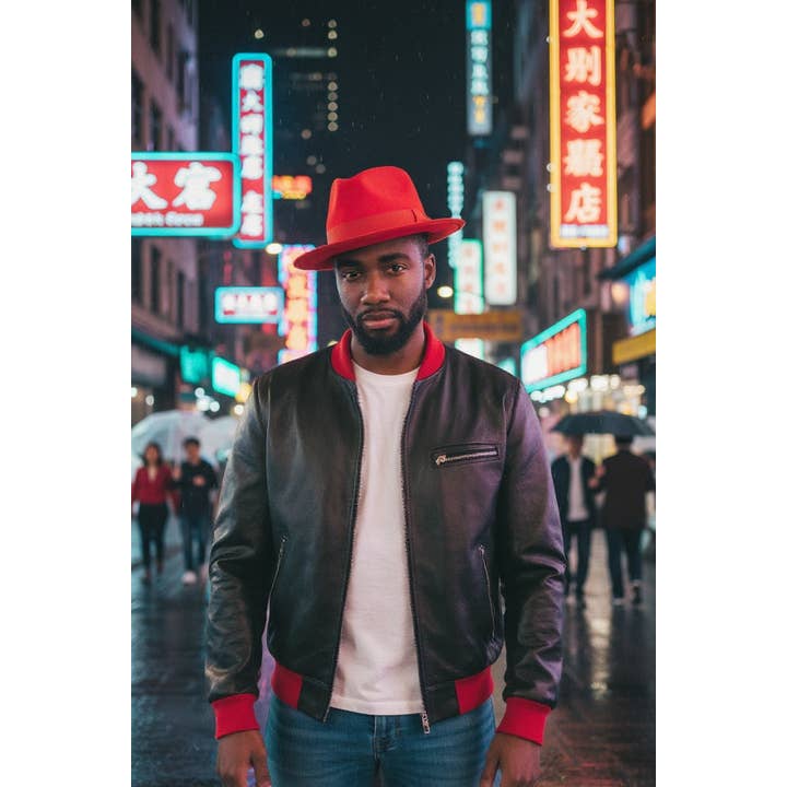 Levine Hat Company – wholesale Fedora - Herr – Naples Teardrop Classic Brim Ullfedora av Levine Hat Co.1