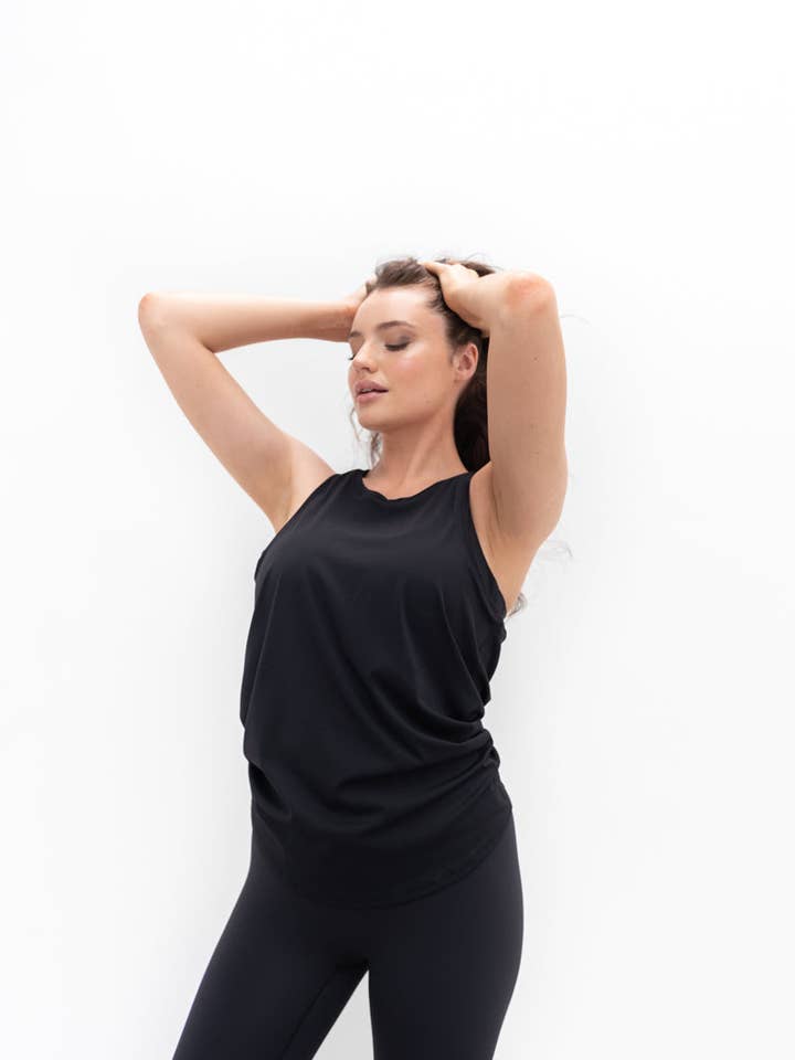 Tie Tank Nero per la vendita all'ingrosso da parte di Aurela