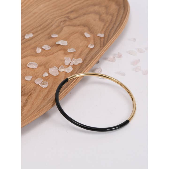 Victoria Moda - Wholesale Bangle Bracelet - Stainless steel bracelet with colorful enamel