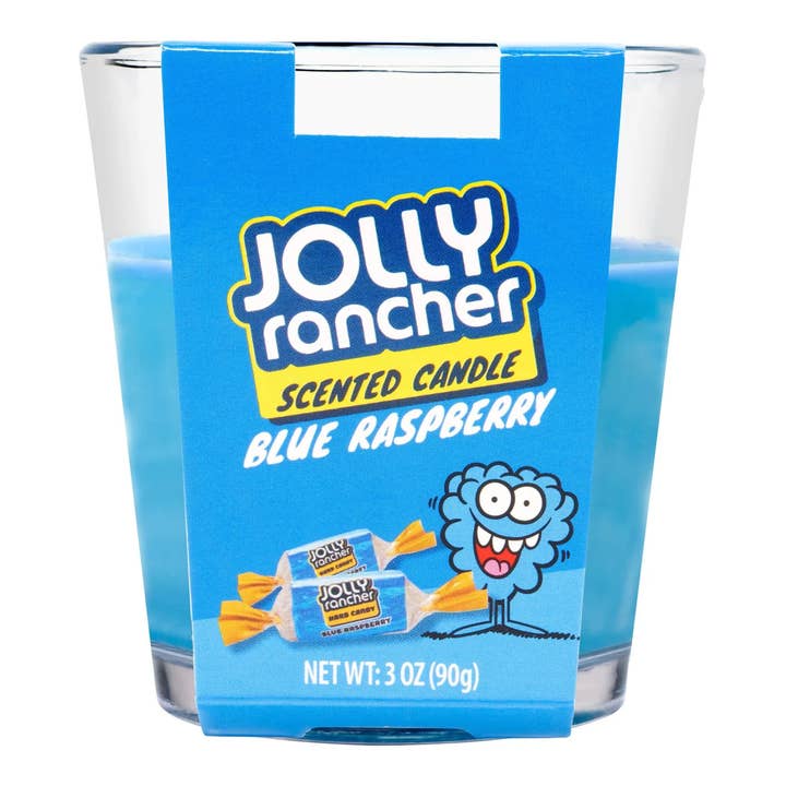 Cow Crack Wholesale - Wholesale Jar/Filled Candle - Jolly Rancher Blue Raspberry Candle 3 oz