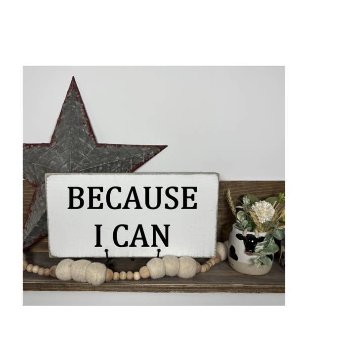 PARCE QUE JE PEUX pour la vente par Dudley's Cottage & Gifts