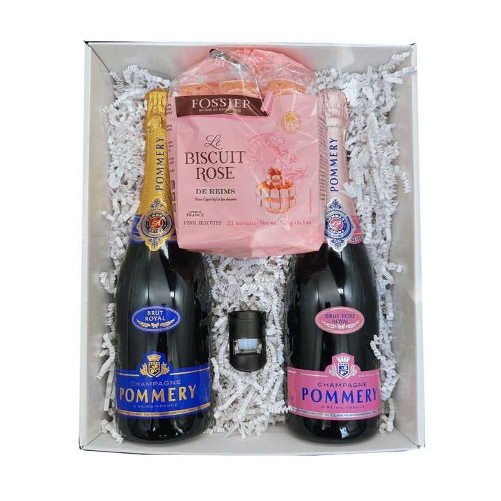 Sektdose 2 Pommery + Biscuit + Cork für den Großhandel von Wine And More