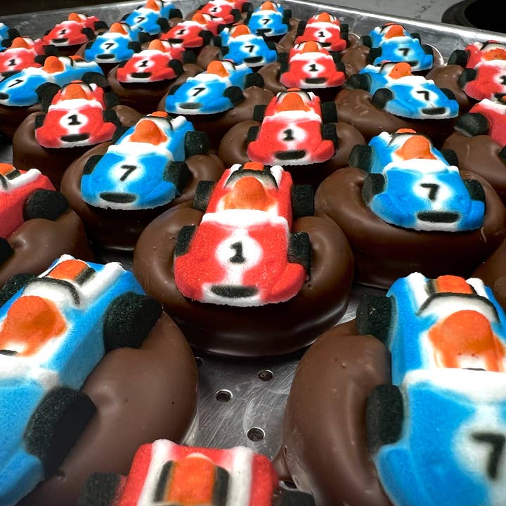 O’Oreo “Grand Prix Race Cars”🏎 Milk Chocolate 3PK for wholesale by O'Shea's Candies Sweet Shop