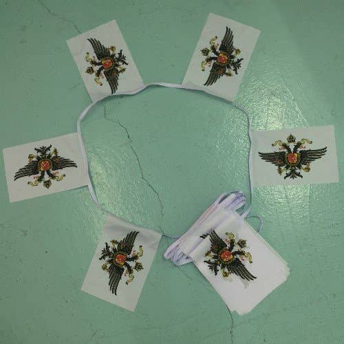 6m 20 Flag 1st Queens Dragoon Guards Bunting for wholesale by Worldwide Flags Ltd