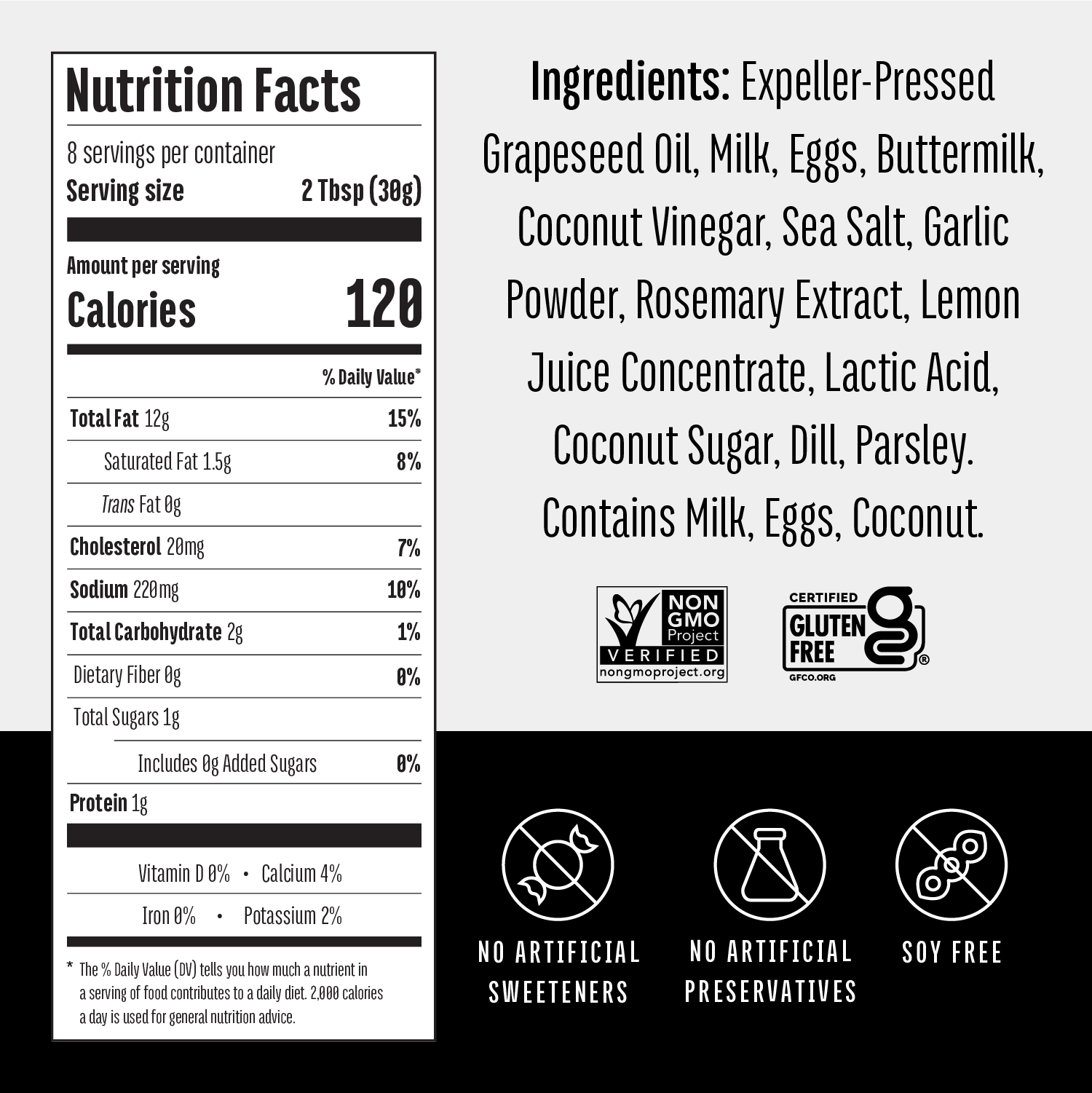 MNMLST - Wholesale Salad Dressing - Ranch Dressing1