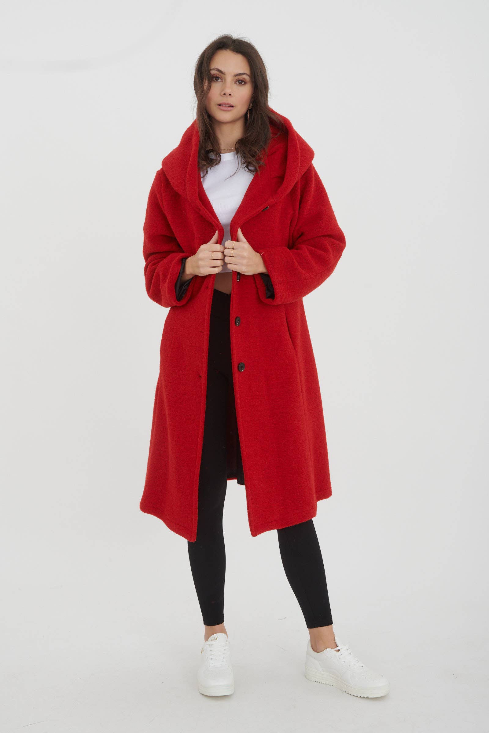 ORNELLA PARIS - Wholesale Coat - Women's - BLL-M4206 wool blend coat4