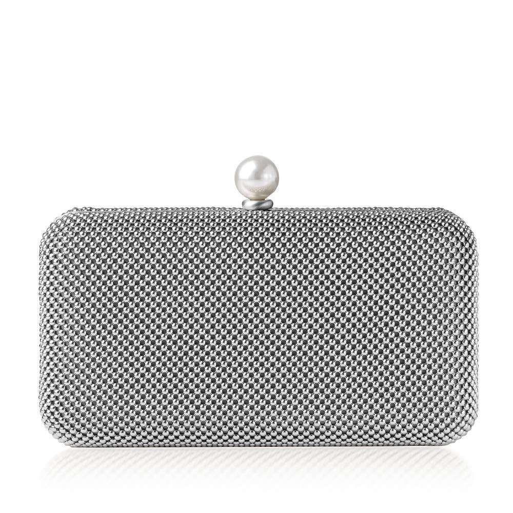 Whiting & Davis - Wholesale Clutch Bag - Women's - Cassie Pearl Minaudiere8