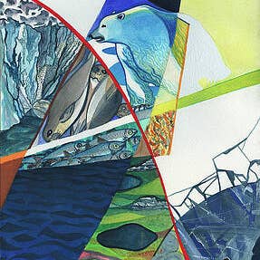 8" x 10" Digital Print, "Global Warming: The Polar Bear" for wholesale by Marco Image & Concept