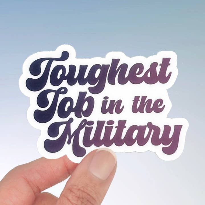 Military Spouse Humor Stickers Dependa, Dependapotomus for wholesale by Rebecca Waechter Art